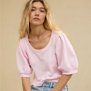 Aerie Seams Right Short Sleeve Sweatshirt